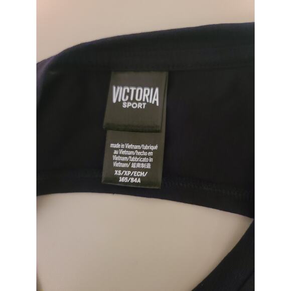 Victorias Secret VS Sport black open back workout shirt - XS - Picture 3 of 3